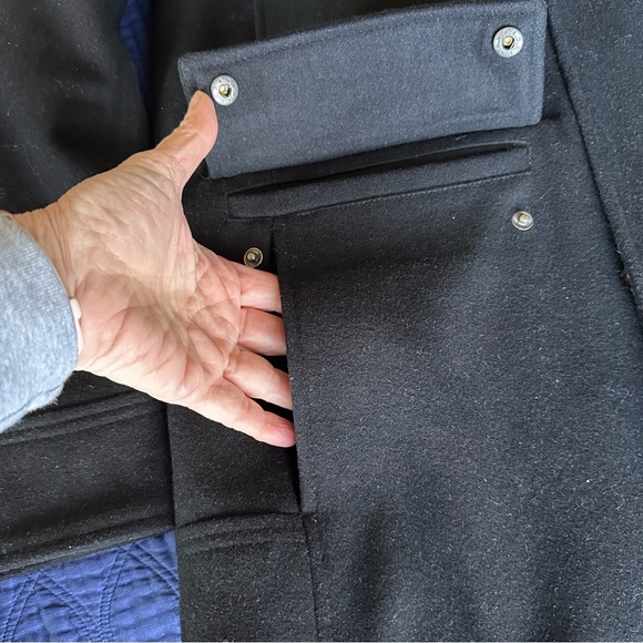 Cole Haan Men's Black Wool Field Jacket - Picture 15 of 16